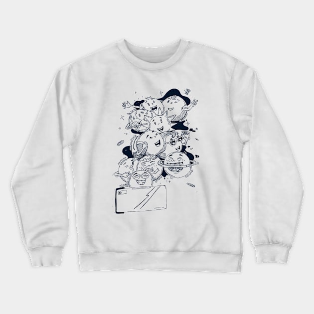 Back to School Crewneck Sweatshirt by HarlinDesign